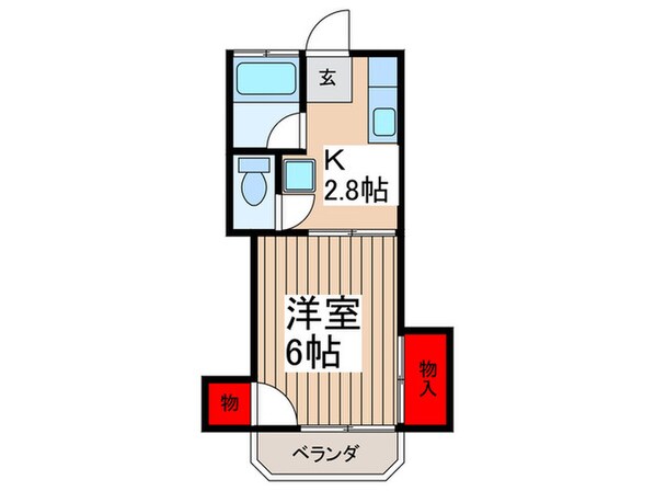 リバ－サイドサカモトの物件間取画像